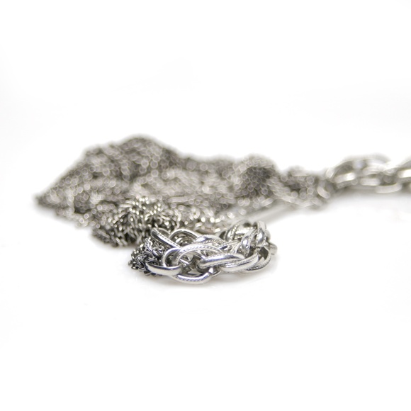 BCBGeneration Fine Link Multi-Chain Necklace - Picture 3 of 4